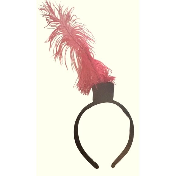 Vintage-Inspired Red & Black Striped Costume Dress w Ruffled Neckline & Matching - Picture 13 of 16